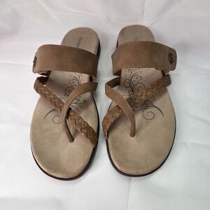 Bare Traps Laura Sandals 9M Brown Minimalist Boho Casual Summer Vacation Comfort